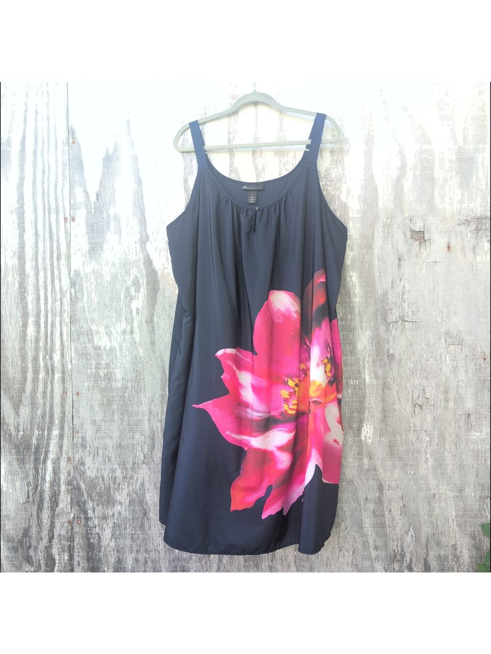 Lane Bryant Shift Dress Tropical Floral Beach Pool Women's 28